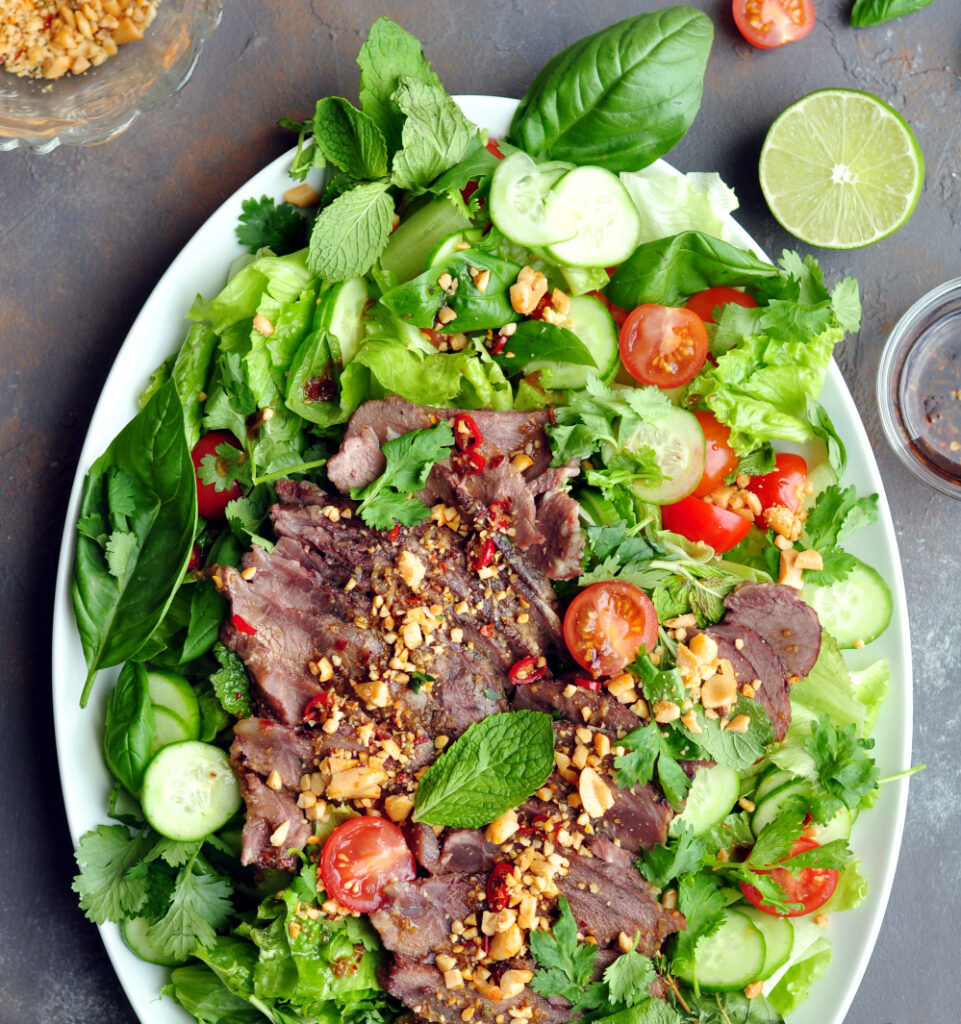 Homemade Thai Beef Salad
