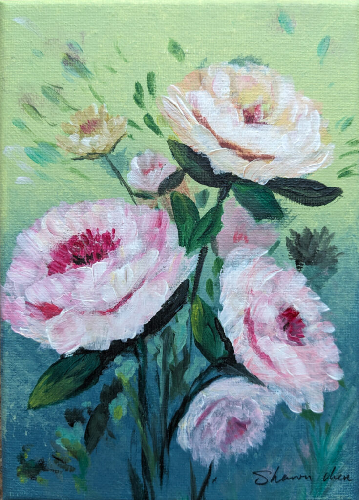 Rose painting
