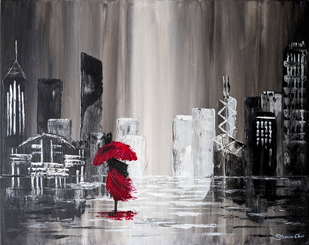 Woman in the Rain-1