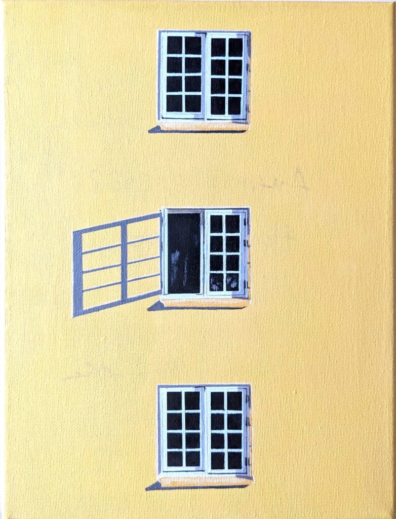 Yellow Building Windows