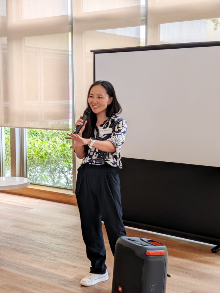 Sharon Speaking at Eat Wise, Glow Arise Workshop